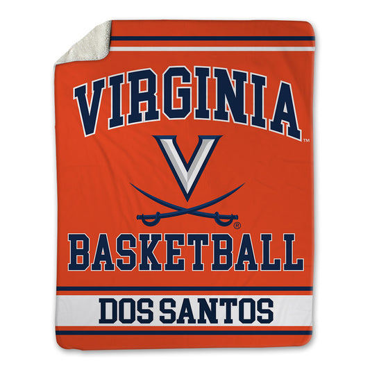 Virginia - NCAA Women's Basketball : Raiane Dos Santos - Blanket-0