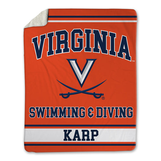 Virginia - NCAA Women's Swimming & Diving : Sienna Karp - Blanket-0