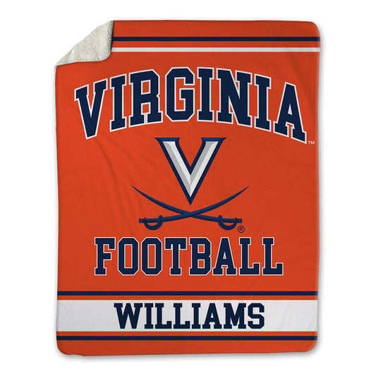 Virginia - NCAA Football : Montino Williams - Blanket-0