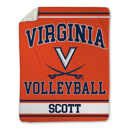Virginia - NCAA Women's Volleyball : Hannah Scott - Blanket-0