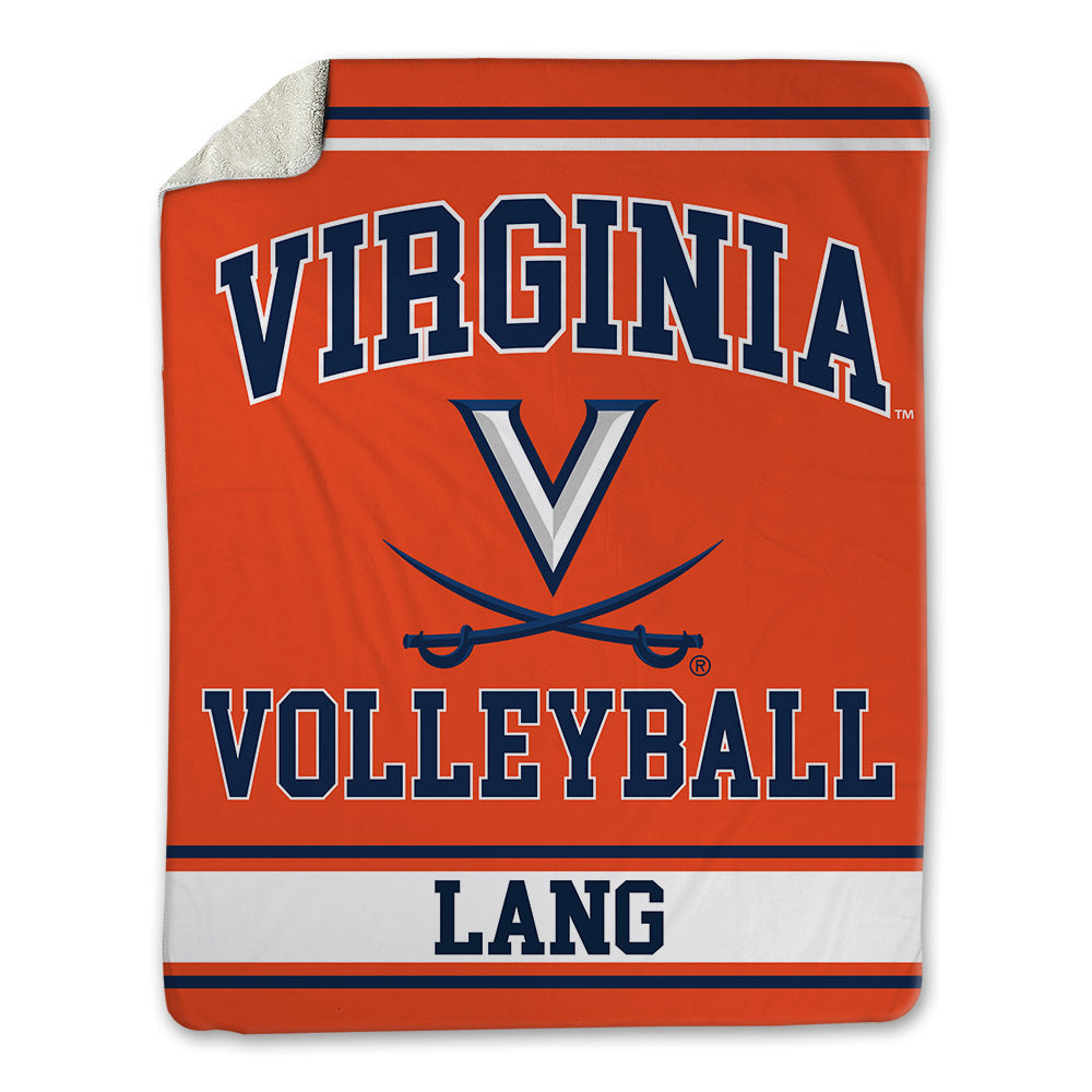 Virginia - NCAA Women's Volleyball : Caroline Lang - Blanket-0
