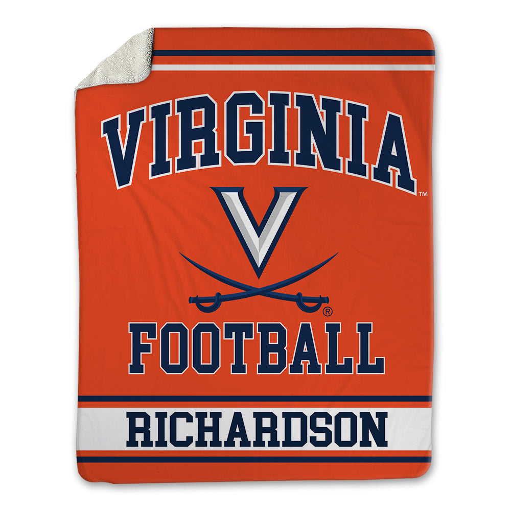 Virginia - NCAA Football : JaySean Richardson - Blanket-0
