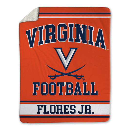 Virginia - NCAA Football : Rico Flores Jr. - Blanket-0