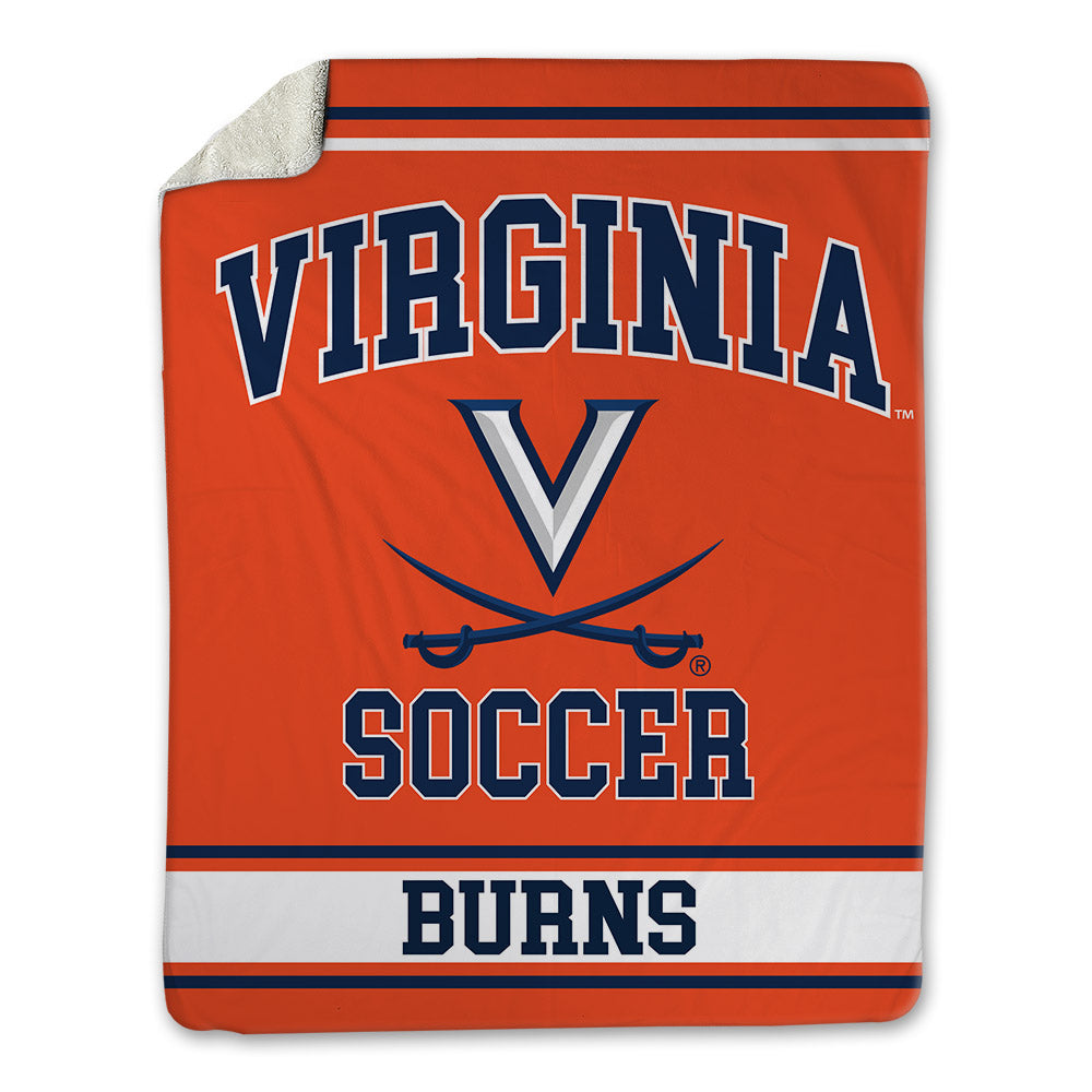 Virginia - NCAA Men's Soccer : Luke Burns - Blanket-0