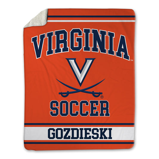 Virginia - NCAA Men's Soccer : Chase Gozdieski - Blanket-0