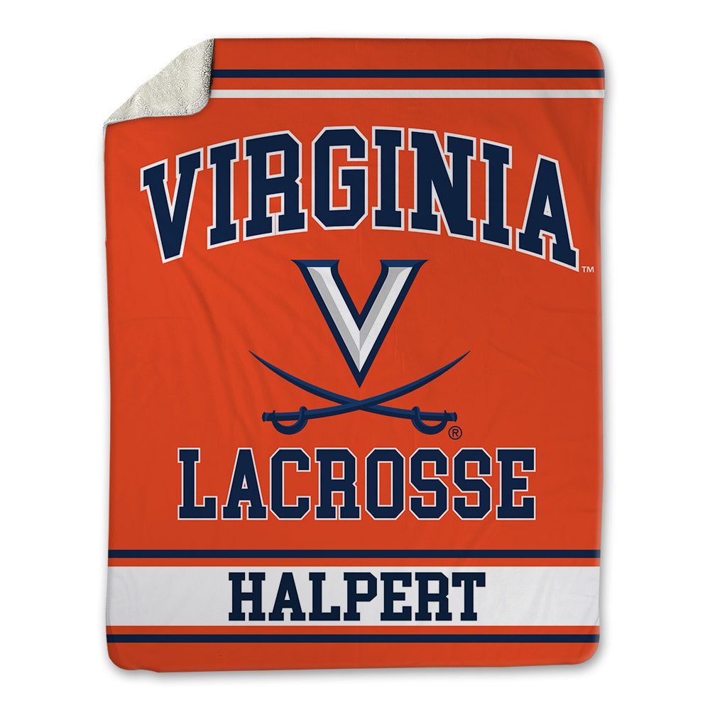 Virginia - NCAA Men's Lacrosse : Charlie Halpert - Blanket-0