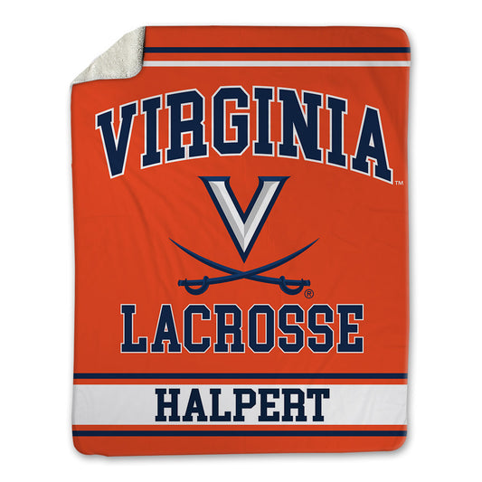 Virginia - NCAA Men's Lacrosse : Charlie Halpert - Blanket-0