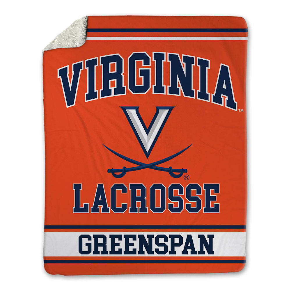 Virginia - NCAA Men's Lacrosse : Andrew Greenspan - Blanket-0