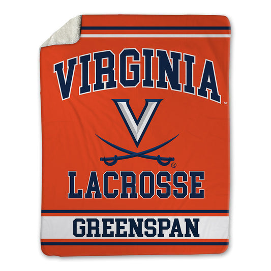 Virginia - NCAA Men's Lacrosse : Andrew Greenspan - Blanket-0