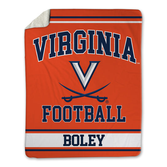 Virginia - NCAA Football : Mckale Boley - Blanket-0