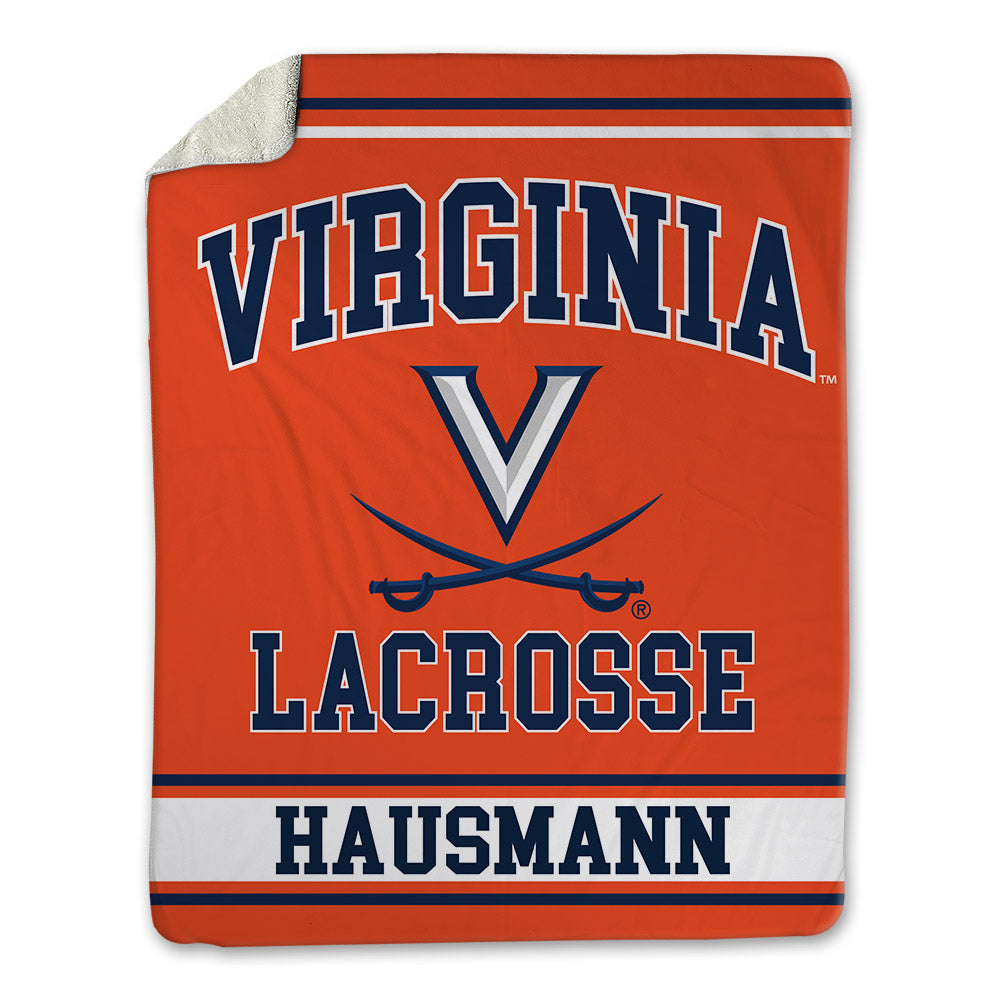 Virginia - NCAA Men's Lacrosse : Hudson Hausmann - Blanket-0