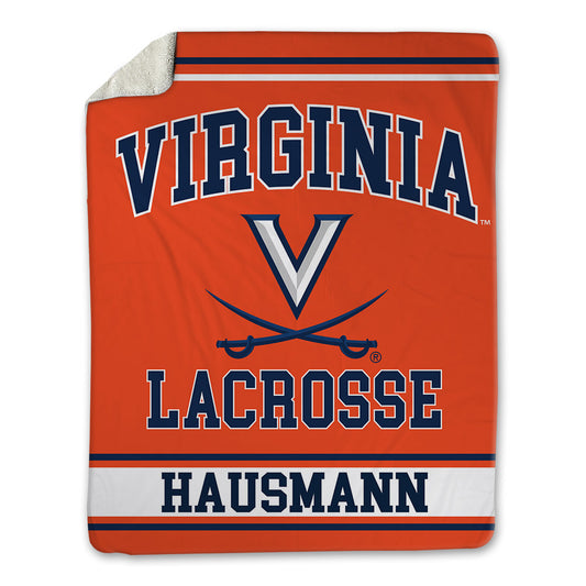 Virginia - NCAA Men's Lacrosse : Hudson Hausmann - Blanket-0