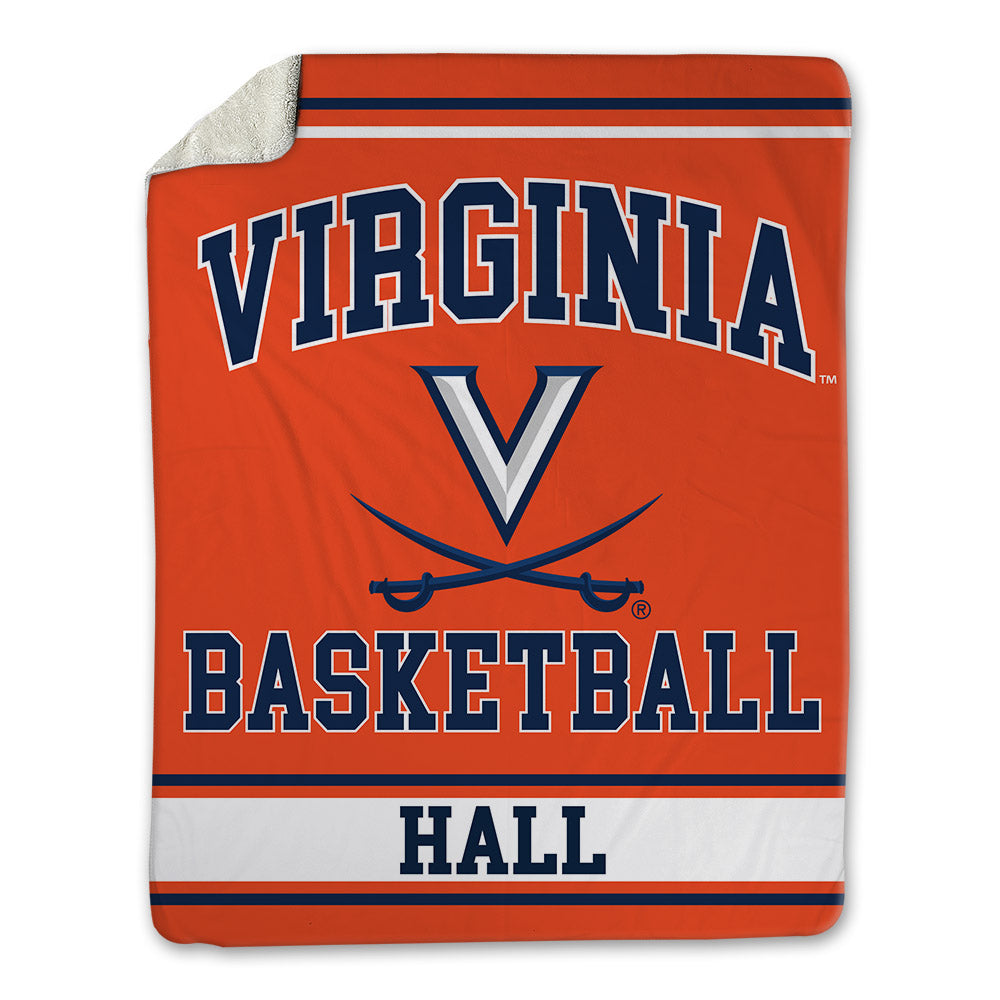 Virginia - NCAA Men's Basketball : Dallin Hall - Blanket-0