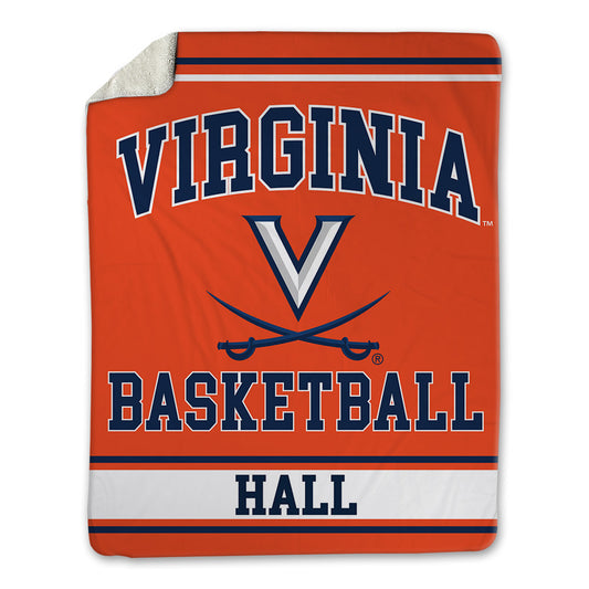 Virginia - NCAA Men's Basketball : Dallin Hall - Blanket-0