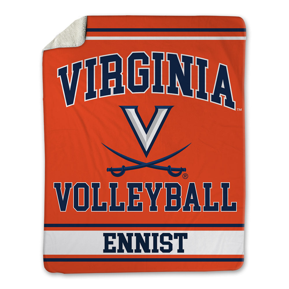 Virginia - NCAA Women's Volleyball : Reagan Ennist - Blanket-0