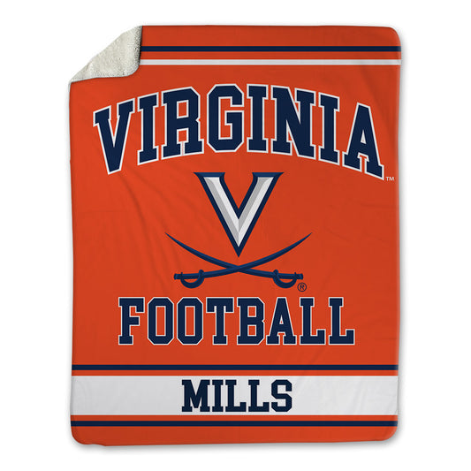 Virginia - NCAA Football : Monroe Mills - Blanket-0