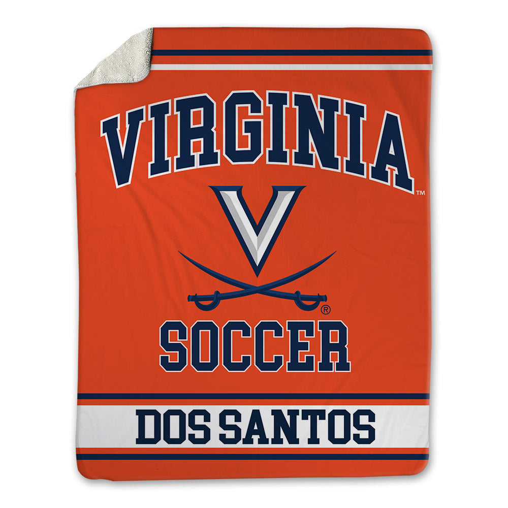 Virginia - NCAA Men's Soccer : Marco Dos Santos - Blanket-0