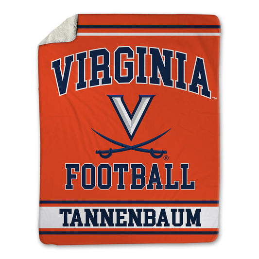 Virginia - NCAA Football : Jacob Tannenbaum - Blanket-0