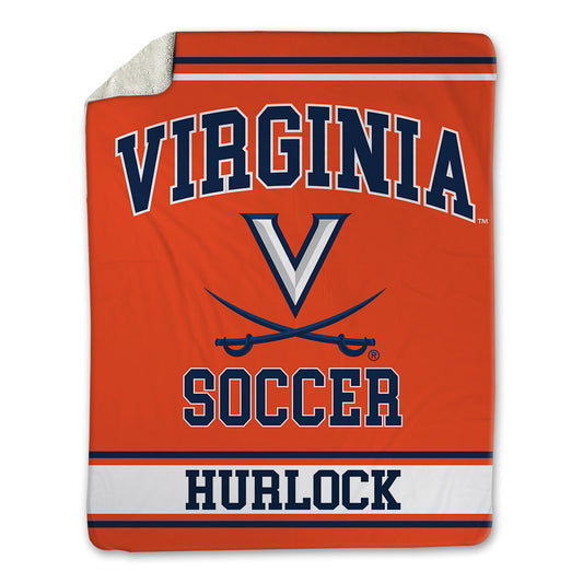 Virginia - NCAA Men's Soccer : Stephen Hurlock - Blanket-0