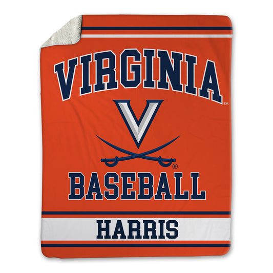 Virginia - NCAA Baseball : Aiden Harris - Blanket-0