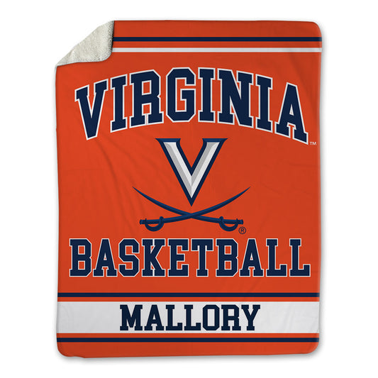 Virginia - NCAA Men's Basketball : Chance Mallory - Blanket-0