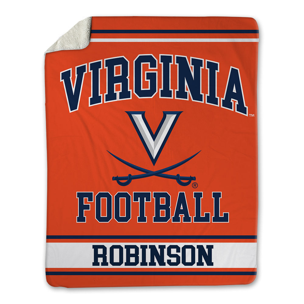 Virginia - NCAA Football : Isaiah Robinson - Blanket-0