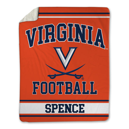 Virginia - NCAA Football : Chris Spence - Blanket-0