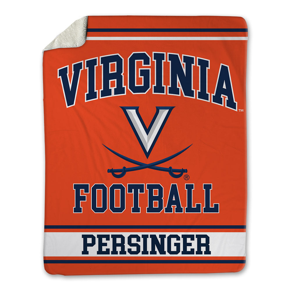 Virginia - NCAA Football : Josiah Persinger - Blanket-0