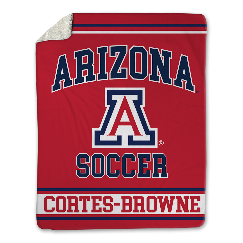 Arizona - NCAA Women's Soccer : Sofia Cortes-Browne - Blanket-0