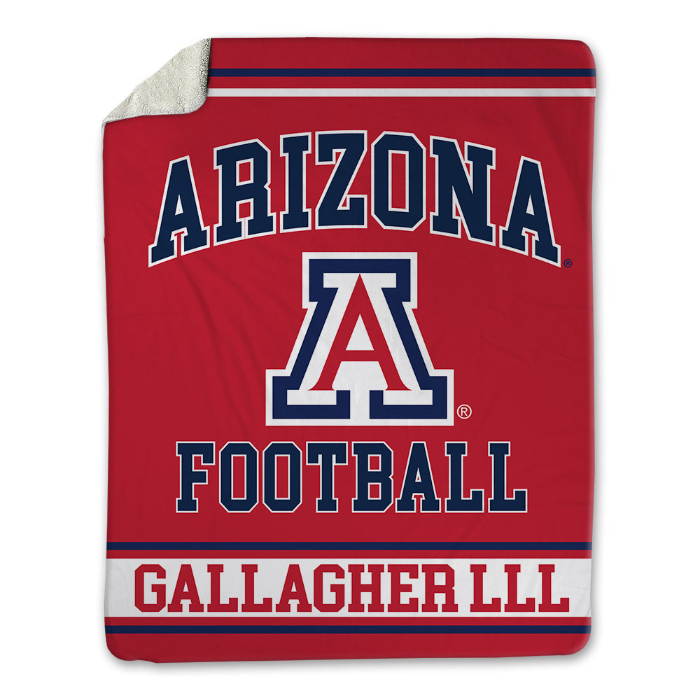 Arizona - NCAA Football : Rodney Gallagher lll - Blanket-0