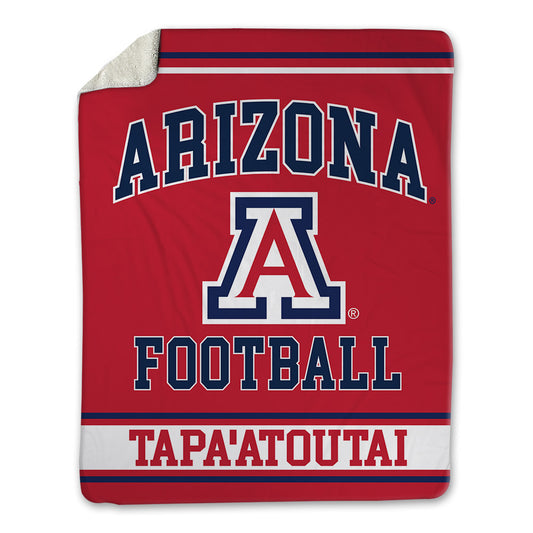 Arizona - NCAA Football : Rhino Tapa'atoutai - Blanket-0