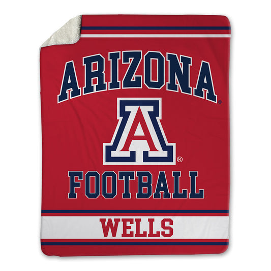 Arizona - NCAA Football : Zarius Wells - Blanket-0