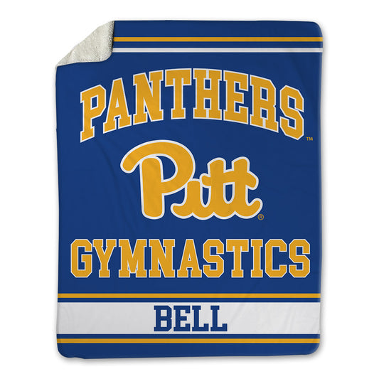 Pittsburgh - NCAA Women's Gymnastics : Madi Bell - Blanket-0
