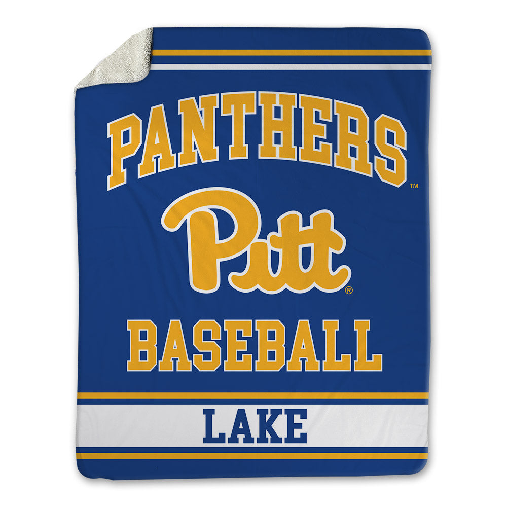 Pittsburgh - NCAA Baseball : Aaron Lake - Blanket-0