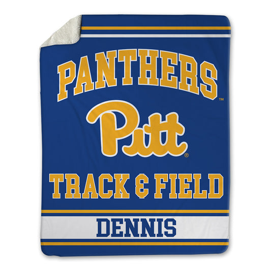 Pittsburgh - NCAA Women's Track & Field : Faith Dennis - Blanket-0