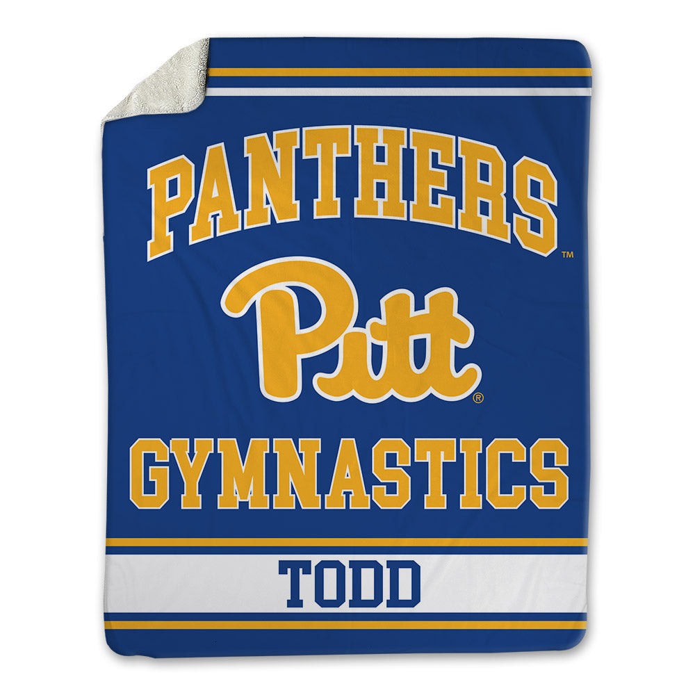 Pittsburgh - NCAA Women's Gymnastics : Emily Todd - Blanket-0