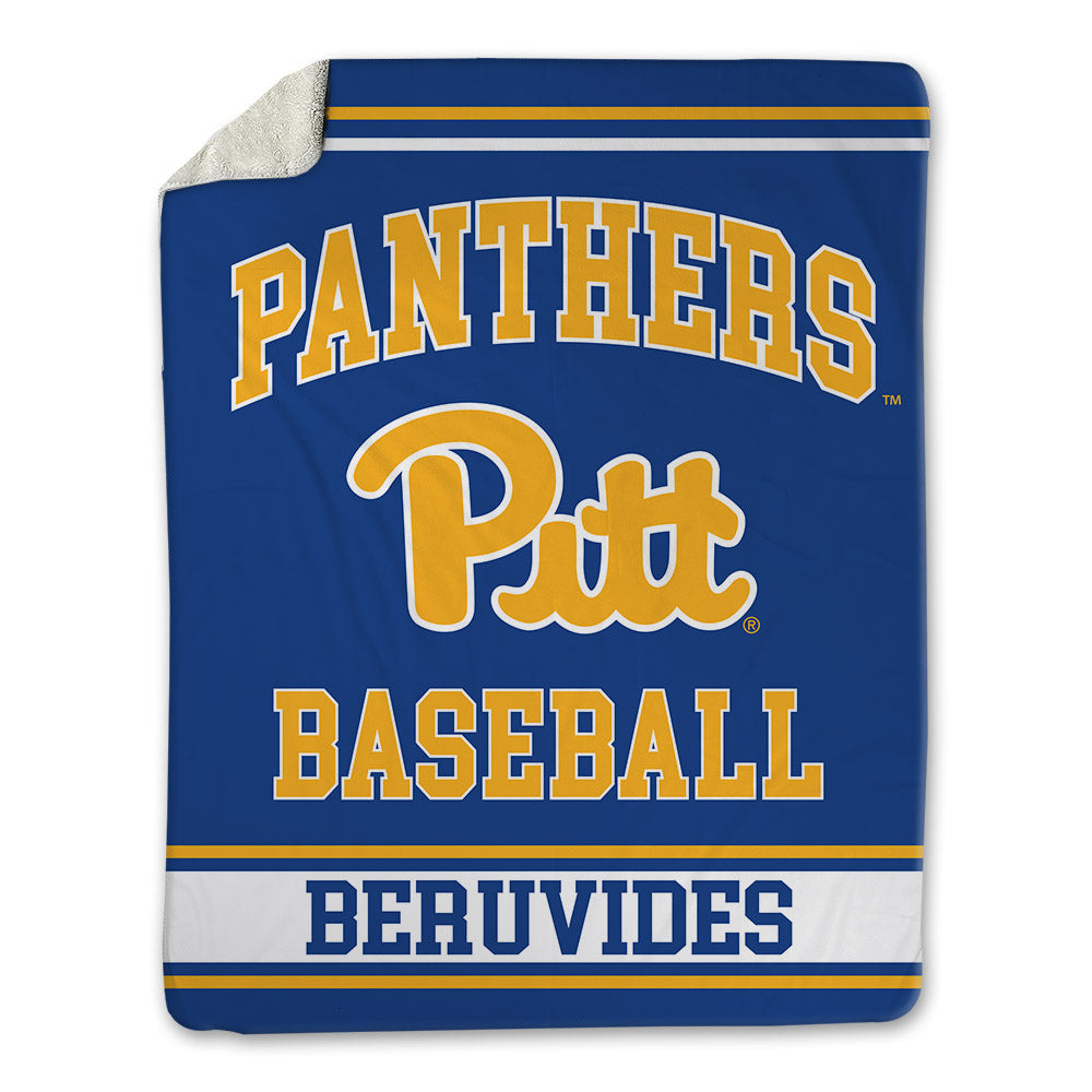 Pittsburgh - NCAA Baseball : Freddy Beruvides - Blanket-0