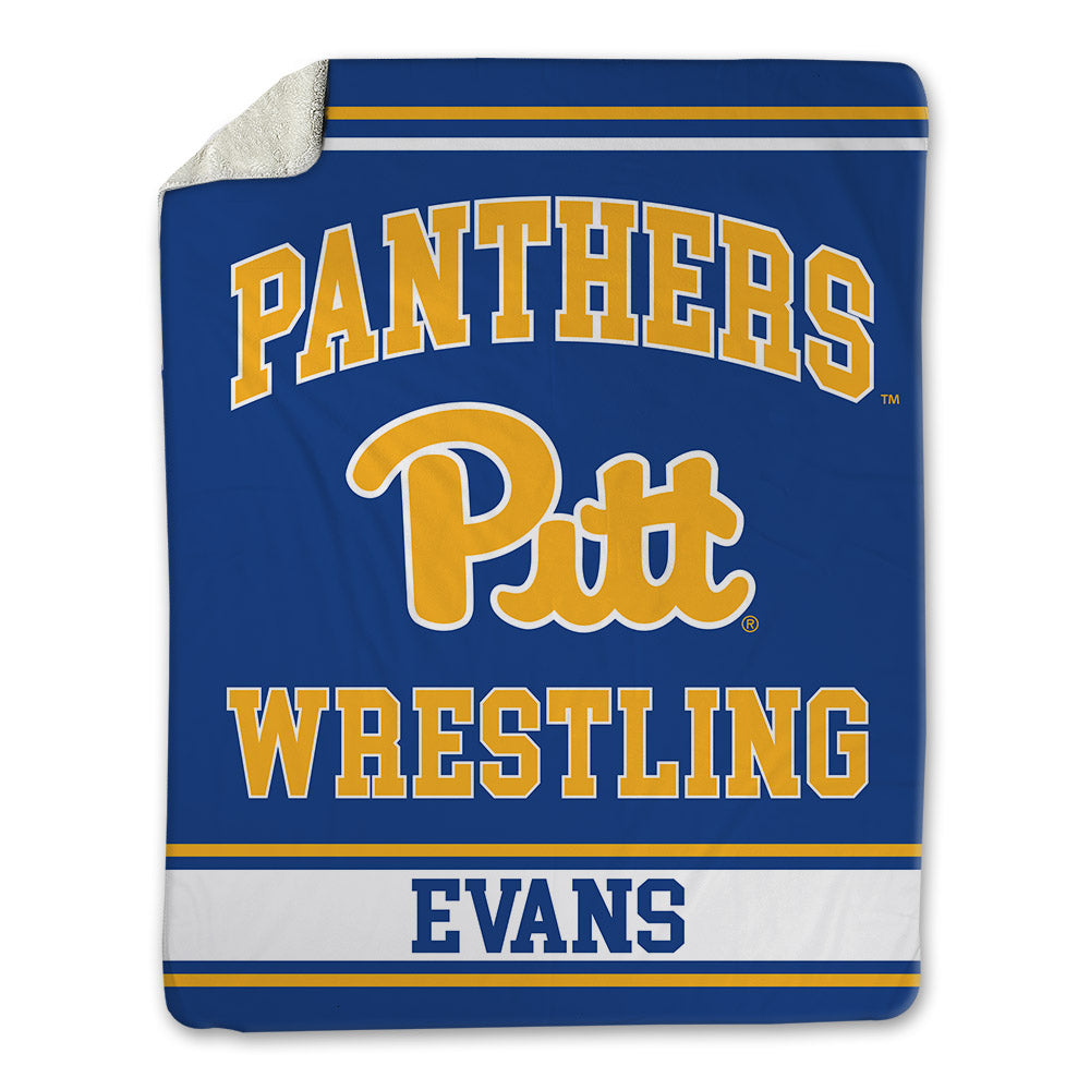 Pittsburgh - NCAA Wrestling : Dylan Evans - Blanket-0