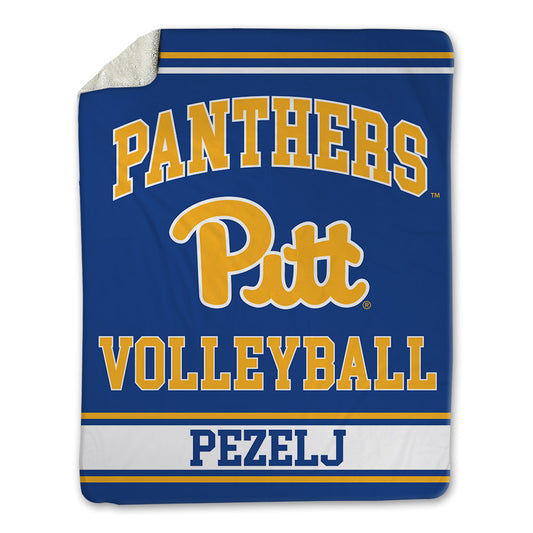 Pittsburgh - NCAA Women's Volleyball : Marina Pezelj - Blanket-0