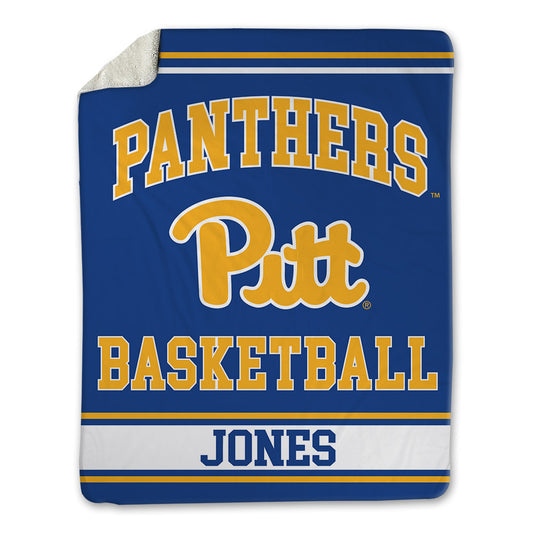 Pittsburgh - NCAA Women's Basketball : Angel Jones - Blanket-0