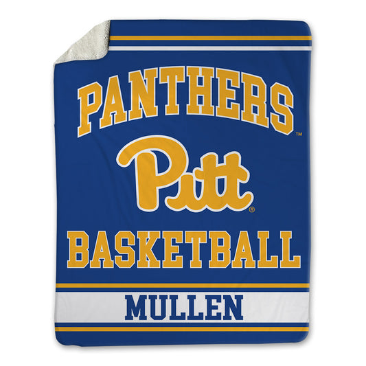 Pittsburgh - NCAA Men's Basketball : Kieran Mullen - Blanket-0
