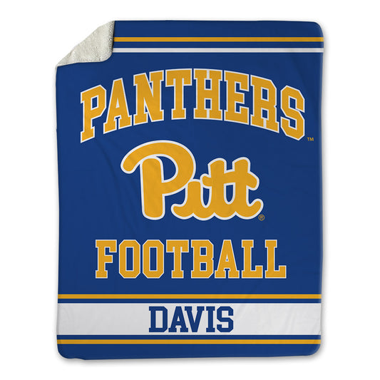 Pittsburgh - NCAA Football : Keylen Davis - Blanket-0