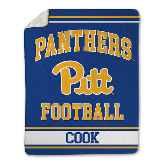 Pittsburgh - NCAA Football : Justin Cook - Blanket-0