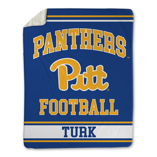 Pittsburgh - NCAA Football : Shep Turk - Blanket-0
