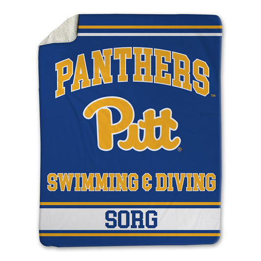 Pittsburgh - NCAA Men's Swimming & Diving : Austin Sorg - Blanket-0