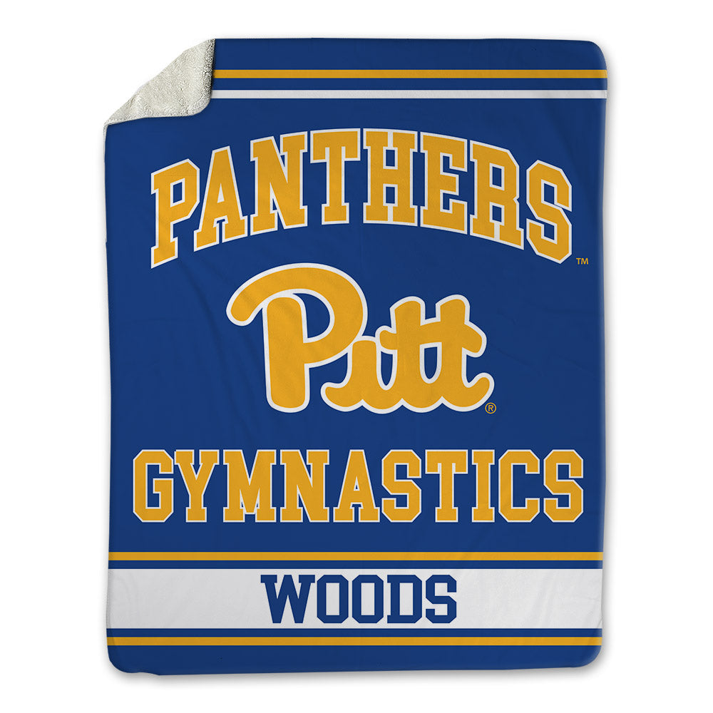 Pittsburgh - NCAA Women's Gymnastics : Isabella Woods - Blanket-0