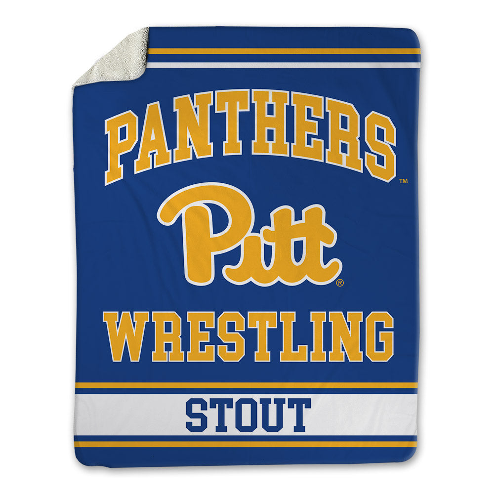 Pittsburgh - NCAA Wrestling : Mac Stout - Blanket-0