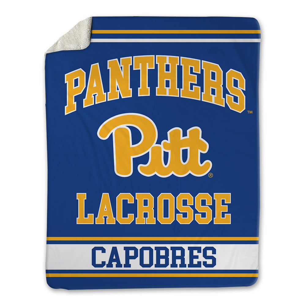 Pittsburgh - NCAA Women's Lacrosse : Anna Capobres - Blanket-0