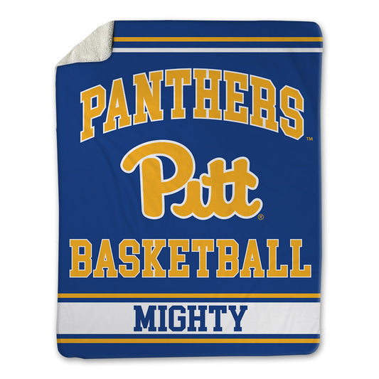Pittsburgh - NCAA Men's Basketball : Armani Mighty - Blanket-0