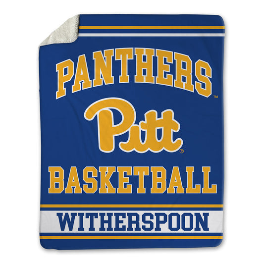 Pittsburgh - NCAA Men's Basketball : Omari Witherspoon - Blanket-0